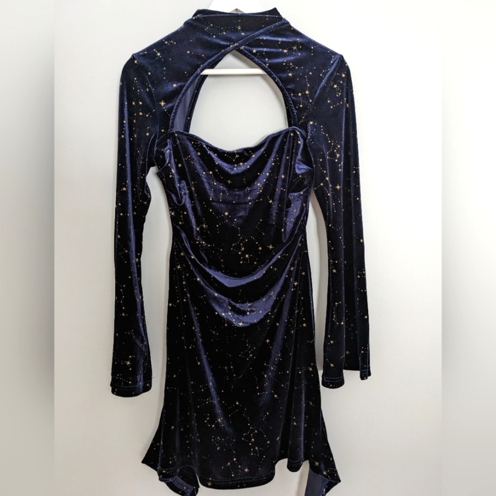 Navy Star Dress